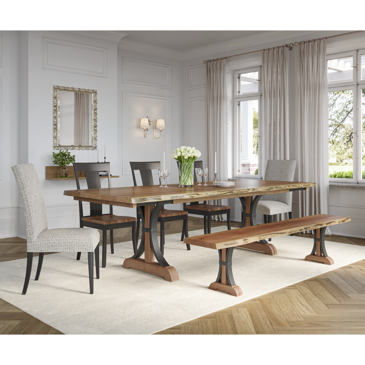 Jamestown Single Slat Side Chair - Image 3