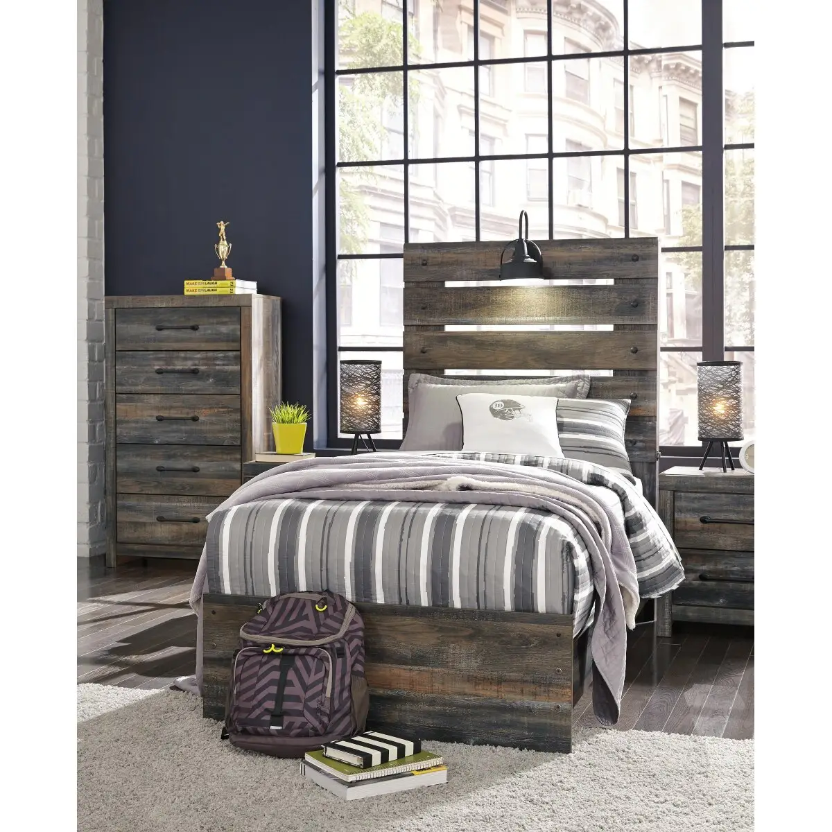 Drystan Twin Panel Bed - Image 7