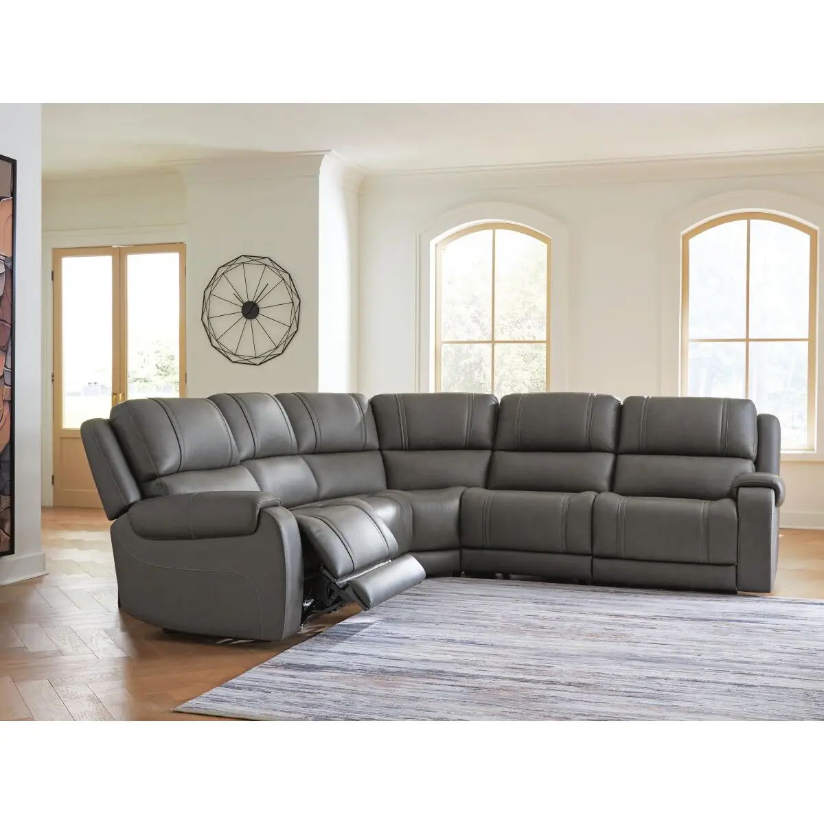 5Z - Pittson 5-Piece Power Reclining Sectional - Image 3