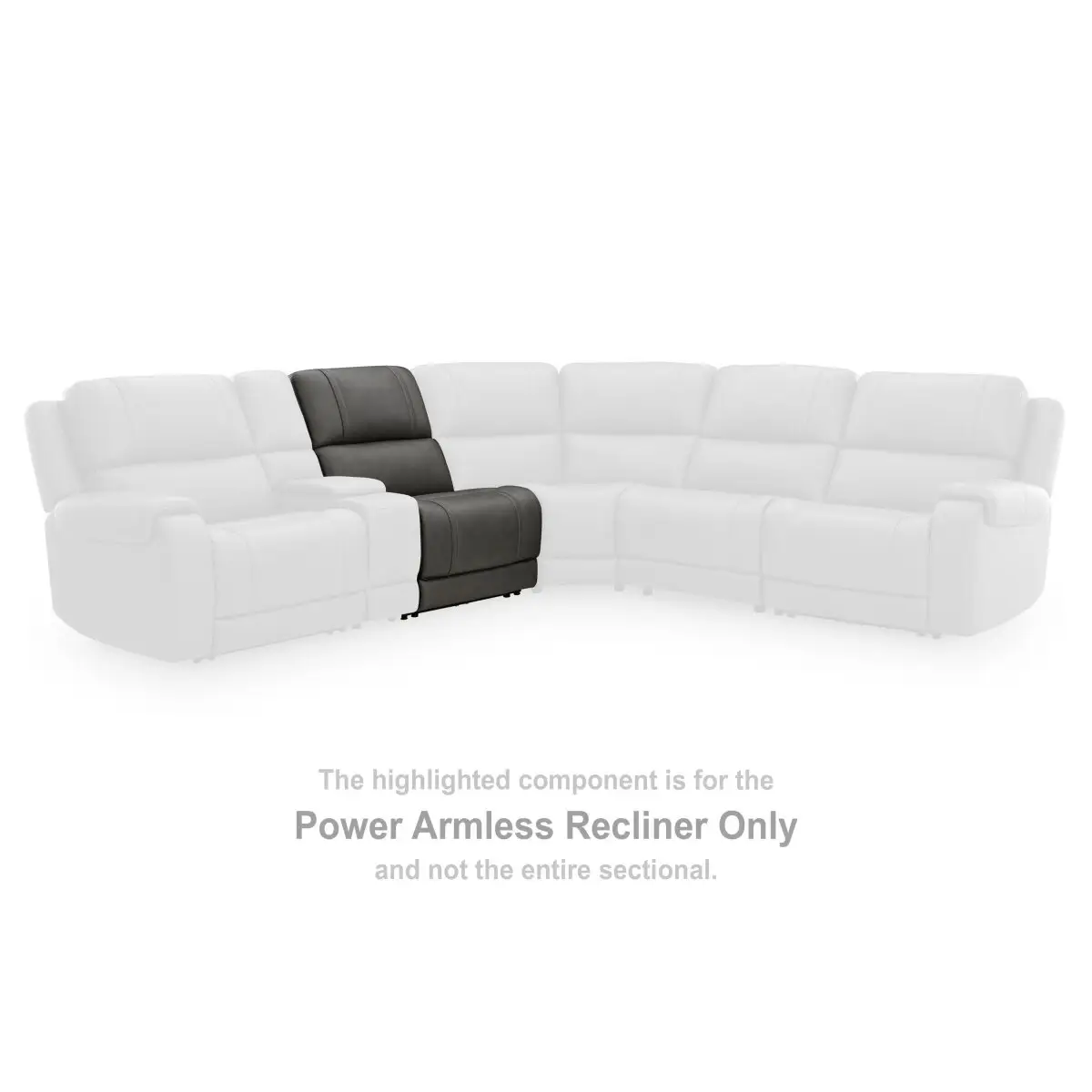 5Z - Pittson Power Armless Recliner - Image 3