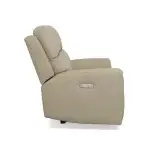 Jarvis Parchment Leather Power Reclining Loveseat with Power Headrests - Image 3