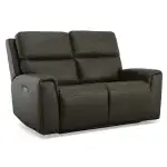 Jarvis Mica Leather Power Reclining Loveseat with Power Headrests - Image 4