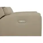 Jarvis Parchment Leather Power Recliner with Power Headrest - Image 7