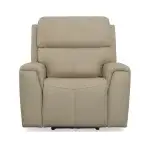 Jarvis Parchment Leather Power Recliner with Power Headrest - Image 2