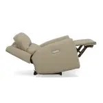 Jarvis Parchment Leather Power Recliner with Power Headrest - Image 10