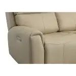 Jarvis Parchment Leather Power Reclining Sofa with Power Headrests - Image 7