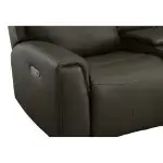 Jarvis Mica Leather Power Reclining Loveseat with Console & Power Headrests - Image 8