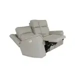 Vernon Fabric Power Reclining Loveseat with Console, Power Headrests, Lumbar, Heat & Massage - Image 11