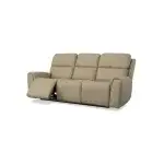 Jarvis Parchment Leather Power Reclining Sofa with Power Headrests - Image 6