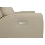 Jarvis Parchment Leather Power Reclining Sofa with Power Headrests - Image 9