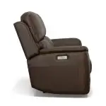 Henry Leather Power Reclining Loveseat with Power Headrests & Lumbar - Image 4