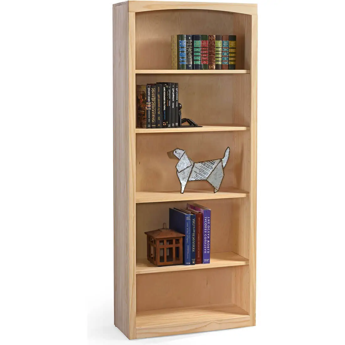 2da07bdf5d4a2d242187cde63c490f32 Pine Bookcase 30 x 72 - Image 1