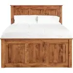 Shaker Chest Queen Bed - Tall 6 Drawer / 3 Drawer Pedestal & Raised Panel HB / FB - Image 5